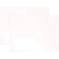 Pacon 2-sided Dry-erase Whiteboard - 12" (1 ft) Width x 9" (0.8 ft) Height - White Melamine Surface - 2 / Pack