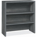 HON 10500 Bookcase - 37.1" Height x 36" Width x 14.6" Depth - 2 Shelve(s) - Material: Laminate - Finish: Sterling Ash - Leveling Glide, Adjustable Shelf, Cable Management - 1 Each