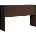 HON 10500 H105324 Hutch - 37.1" Height x 60" Width x 14.6" Depth - 4 - Flat Edge - Finish: Mocha