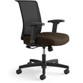 HON Convergence Chair - Espresso Seat Color - Fabric Seat Material - Black Back Color - Mesh Back Material - Black Frame Color - 5-star Base - Espresso - 1 Each