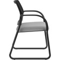 HON Ignition Chair - Frost Seat Color - Fabric Seat Material - Black Back Color - Mesh Back Material - Black Frame Color - Steel Frame Material - Sled Base - Frost - Armrest - 1 Each