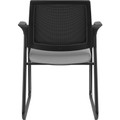 HON Ignition Chair - Frost Seat Color - Fabric Seat Material - Black Back Color - Mesh Back Material - Black Frame Color - Steel Frame Material - Sled Base - Frost - Armrest - 1 Each