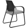 HON Ignition Chair - Frost Seat Color - Fabric Seat Material - Black Back Color - Mesh Back Material - Black Frame Color - Steel Frame Material - Sled Base - Frost - Armrest - 1 Each