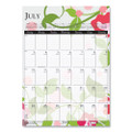 Recycled Wild Flower Wall Calendar, Wild Flowers Artwork, 12 X 16.5, White/multicolor Sheets, 12-month (jan To Dec): 2022