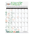 Recycled Wild Flower Wall Calendar, Wild Flowers Artwork, 12 X 16.5, White/multicolor Sheets, 12-month (jan To Dec): 2022