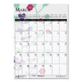 Recycled Wild Flower Wall Calendar, Wild Flowers Artwork, 12 X 16.5, White/multicolor Sheets, 12-month (jan To Dec): 2022