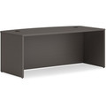 HON Mod HLPLDS7236B Desk Shell - 29" Height x 72" Width x 36" Depth - Finish: Slate Teak - 1 Each