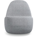 HON Skip Chair - Plastic Seat Material - Light Gray Back Color - Plastic Back Material - Light Gray - Plastic - 1 Each