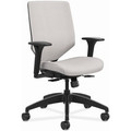 HON Solve Chair - Fabric Seat Material - Charcoal Back Color - Fabric Back Material - Black Frame Color - Mid Back - Sterling - 1 Each