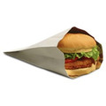 Bagcraft Foil Insulator Sandwich Bags - 5.50" Width x 2" Depth - White - Sandwich, Fried Chicken - 1000 / Carton