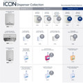 Kimberly-Clark Professional ICON Automatic Hard Roll Towel Dispenser Faceplate - 15" x 12" x 1.5"