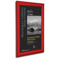 Seco Mitred Snap Frame - 24" x 36" Frame Size - Rectangle - Durable - Aluminum - Red - 1 Each