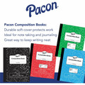 Pacon Composition Book - 24 Sheets - 48 Pages - 9.8" Width x 7.5" Depth - Blue Marble Cover - Durable Cover, Soft Cover - 1 Each