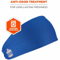 Ergodyne 6634 Cooling Headbands - One Size - Blue - Knit, Fabric - 1 Each