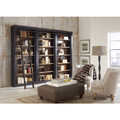 Martin Toulouse Collection Tall Bookcase - 94" Height x 40" Width x 15" Depth - 5 Shelve(s) - Finish: Tuscan Chestnut, Ebony, Honey - 1 Each
