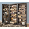 Martin Toulouse Collection Tall Bookcase - 94" Height x 40" Width x 15" Depth - 5 Shelve(s) - Finish: Tuscan Chestnut, Ebony, Honey - 1 Each