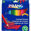 Prang Colored Pencils - 3.3 mm Assorted Lead - 72 / Box