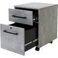 Martin Mason Concrete Laminate Unit - 26" Height x 18" Width x 12" DepthUtility, File Drawer(s) - Finish: Concrete - 1 Each