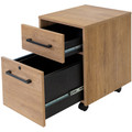 Martin Mason Monarca Laminate Unit - 26" Height x 18" Width x 12" Depth - 1 x Utility, File Drawer(s) - Finish: Monarca Natural - 1 Each