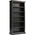 Martin Kingston Office Desking Unit - 78" Height x 38" Width x 14" Depth - 5 Shelve(s) - 4 Adjustable Shelf(ves) - Material: Wood - Finish: Dark Chocolate, Rub Through - 1 Each