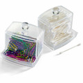 Officemate Paper Clip Dispenser - Clear - PVC-free - 1 Each