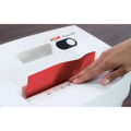 HSM Pure 120 Strip-Cut Shredder - Strip Cut - 14 Per Pass - for shredding Paper - P-2 - 5.30 gal Wastebin Capacity - White