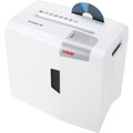 HSM shredstar X8 Cross Cut Shredder - Cross Cut - 8 Per Pass - for shredding CD, DVD, Paper - P-4 - 4.80 gal Wastebin Capacity - White