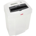 HSM SECURIO C14c Cross-Cut Shredder - Cross Cut - 6 Per Pass - for shredding Paper, Credit Card, Store Card - P-3 - 11 gal Wastebin Capacity - White