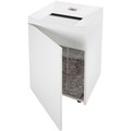 HSM TAA-compliant Cross-cut Shredder - Cross Cut - 7 Per Pass - for shredding Paper - 0.031" x 0.188" Shred Size - P-6 - 26 ft/min - 10.50" Throat - 5 Minute Run Time - 30 Minute Cool Down Time - 24.70 gal Wastebin Capacity - 670 W - White
