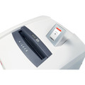 HSM Securio P36 Paper Shredder - Continuous Shredder - Strip Cut - 49 Per Pass - for shredding 3.5" Floppy Disk, Paper Clip, CD, Paper, DVD, Credit Card - 0.250" Shred Size - P-2 - 24 ft/min - 15" Throat - 38.30 gal Wastebin Capacity - 1000 W - White