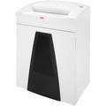 HSM SECURIO B35c L4 Micro-Cut Shredder - Continuous Shredder - Micro Cut - 18 Per Pass - for shredding Paper, Staples, Credit Card, Paper Clip - 0.563" x 0.063" Shred Size - P-4 - 15.75 ft/min - 34.30 gal Wastebin Capacity - 590 W - White