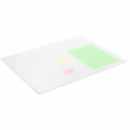 DURABLE Desk Mat 650x500mm Contoured Edges PP - Office - 19.69" Length x 25.59" Width - Rectangular - Polypropylene, Plastic - Transparent - 1 Each
