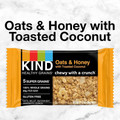KIND Healthy Grains Bars - Trans Fat Free, Gluten-free, Low Sodium, Cholesterol-free - Oats & Honey with Toasted Coconut - 1.20 oz - 15 / Box