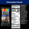 KIND Energy Bars - Trans Fat Free, Gluten-free, Individually Wrapped - Chocolate Chunk - 2.10 oz - 6 / Box