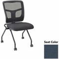 Lorell Training Room Guest Chairs - Shire Chesapeake Seat Color - Shire Fabric, Polyester Seat Material - Black Back Color - Acrylic Back Material - Powder Coated Frame Color - Metal Frame Material - Four-legged Base - 2 / Carton