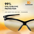 Kimberly-Clark V30 Nemesis Safety Eyewear - Recommended for: Indoor, Eye - Polycarbonate - Clear - Durable, Lightweight, UV Resistant - 12 / Box