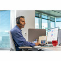 Poly Savi 8210 Office DECT 1920-1930 MHz Single Ear Headset - Mono - USB Type A, RJ-11 - Wired/Wireless - Bluetooth/DECT - 590 ft - 32 Ohm - 20 Hz to 20 kHz - On-ear, Over-the-head - Monaural - Ear-cup - Noise Cancelling Microphone - Black