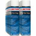 Betco Clear Image Glass & Surface Cleaner - 19 fl oz (0.6 quart) - Non Ammoniated, Fog-free, Streak-free, Anti-fog - White Aerosol Spray Can - 12 / Carton
