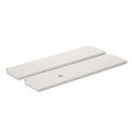 Kwik-file Mailflow-to-go Shelf For 60" Wide Table, 56w X 25.5d, Pebble Gray
