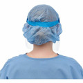 Medline Disposable Full-Length Face Shields - Fog, Splash Protection - Foam, Elastic - Disposable, Lightweight, Anti-fog, Latex-free - 24 / Box