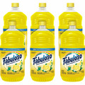Fabuloso Multi-Purpose Cleaner - For Multipurpose, Multi Surface - Concentrate - 56 fl oz (1.8 quart) - Refreshing Lemon Scent - Rinse-free, Residue-free, Long Lasting, Pleasant Scent - Yellow - 6 / Carton