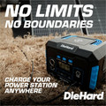 DieHard 300-Watt Lithium-ion Portable Power Station/Solar Generator - Lithium Ion (Li-Ion) - Rich Black