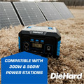 DieHard 120-Watt Solar Panel for Portable Power Station - Rich Black