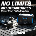 DieHard 1000-Watt Lithium-ion Portable Power Station/Solar Generator - Lithium Ion (Li-Ion) - Rich Black