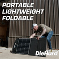 DieHard 200-Watt Solar Panel for Portable Power Station - Rich Black