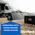 DieHard 400-Watt Solar Panel for Portable Power Station - Rich Black