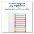 Customizable Toc Ready Index Multicolor Dividers, 1-10, Letter