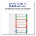 Customizable Toc Ready Index Multicolor Dividers, 1-8, Letter