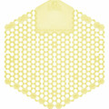 Fresh Products Wave 3D Urinal Screen - Lasts upto 30 Days - Splash Reducer, Odor Control - 10 / Box - Yellow
