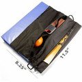 Seat Sack Strap-n-Sack Carrying Case (Pouch) Pencil - Black - Ripstop Nylon Body - 8.5" Height x 11.5" Width - 1 Each